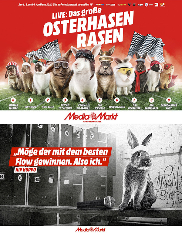 Toelating kloof zal ik doen DACH: Media Markt Rabbit Race - Best of Branded Content Marketing 2015:  Global Edition