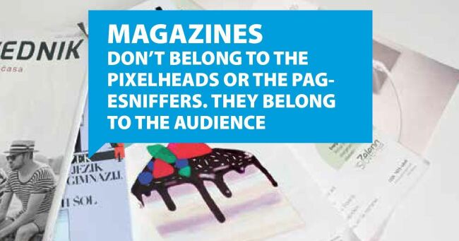 Magazine belong to audience