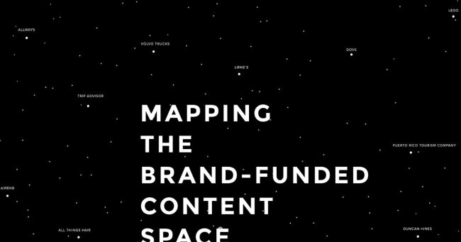 Mapping the brand-funded content space