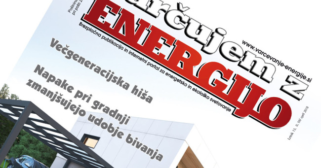 Revija Varčujem z energijo, št. 59, april 2018