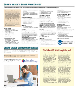 Michigan College Guide - Fall 2022 - Page 18