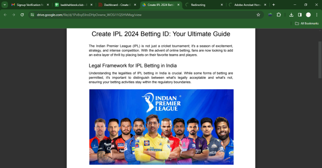 Create IPL 2024 Betting ID Your Ultimate Guide
